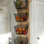 DIY Wall Mounted Fruit & Veggie Holder