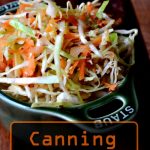 Canning Coleslaw Recipe
