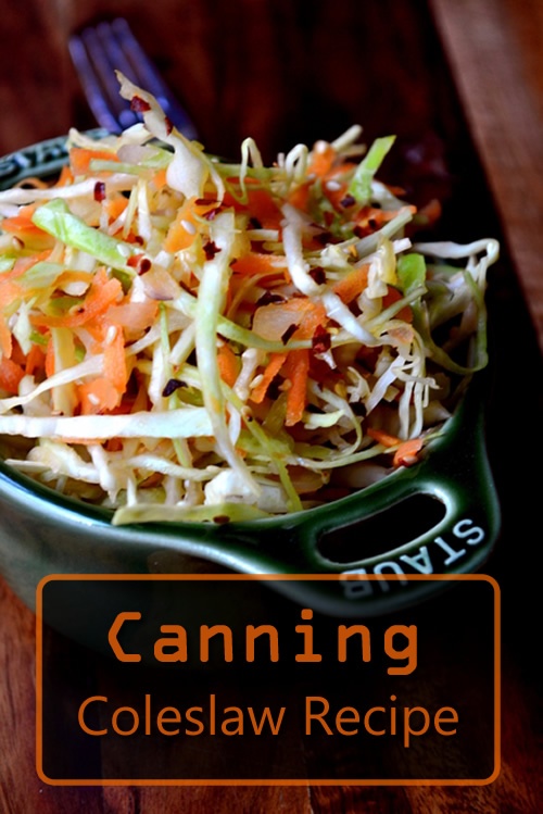 Canning Coleslaw Recipe