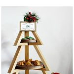 DIY Christmas Tree Tiered Platter Stand