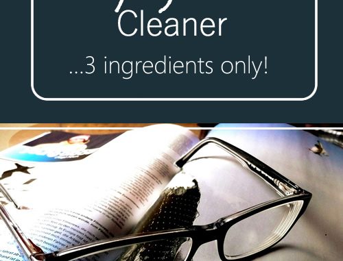 How To Make Your Own Homemade Eyeglass Cleaner