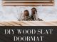 DIY Wood Slat Doormat