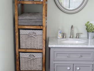DIY Linen Tower