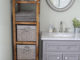 DIY Linen Tower