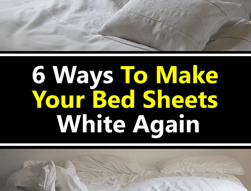 6 Ways To Make Your Bed Sheets White Again