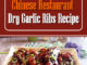 Copycat Chinese Restaurant Dry Garlic Ribs Recipe