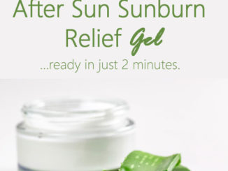 Homemade Aloe Vera After Sun Sunburn Relief Gel Recipe