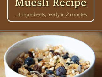 Homemade Muesli Recipe
