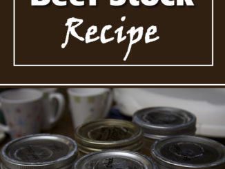 Canning Beef Stock Recipe