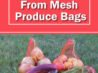 DIY Pot Scrubbies From Mesh Produce Bags