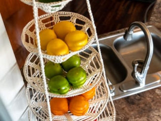 DIY Crochet Hanging Fruit Basket