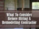 What To Consider Before Hiring A Remodeling Contractor
