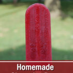 Homemade Cherry Ice Pops