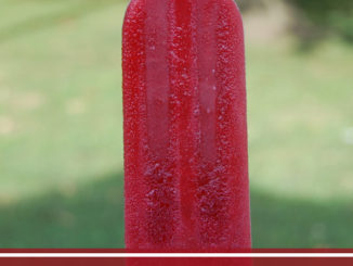 Homemade Cherry Ice Pops