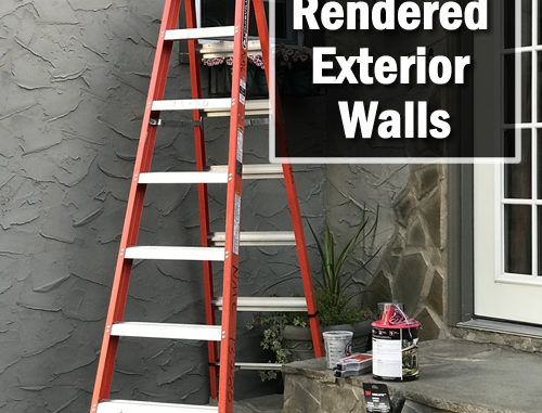 How To Paint Rendered Exterior Walls