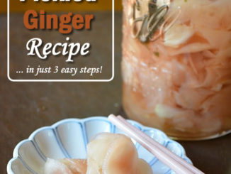Quick Pickled Ginger Recipe