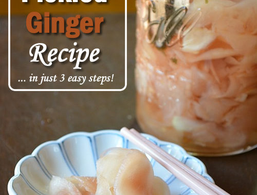Quick Pickled Ginger Recipe