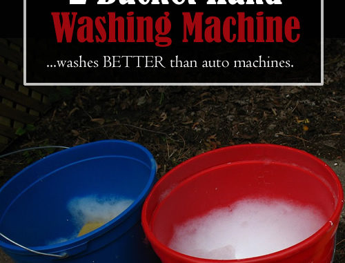 DIY 2 Bucket Washing Machine
