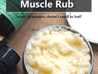 Homemade Warming Muscle Rub