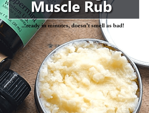 Homemade Warming Muscle Rub