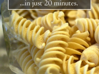 how to freeze cooked pasta