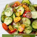 Italian Tomato & Cucumber Salad Recipe