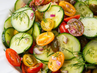 Italian Tomato & Cucumber Salad Recipe